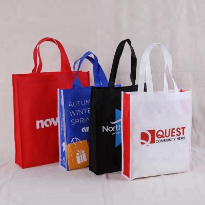 China Reclycled Personalized Non Woven Portable Reusable Bag Women Tote Bag For Food for sale