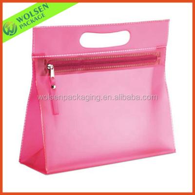 China Recyclable Promotion Clear PVC Bag, Transparent Toiletry Bag PVC, PVC Toiletry Bag for sale