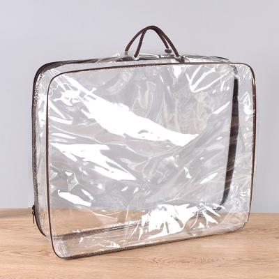 China Recyclable clear China PVC bag/PVC zipper cover packaging /PVC bag packaging bag for sale