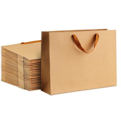 China 2021 Recyclable High Quality Clothing Shopping Bag Packing Brown Paper Bag For Underwear for sale