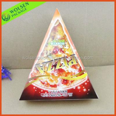 China Recycled Materials Customized Pizza Slice Box , Packing Pizza Box for sale