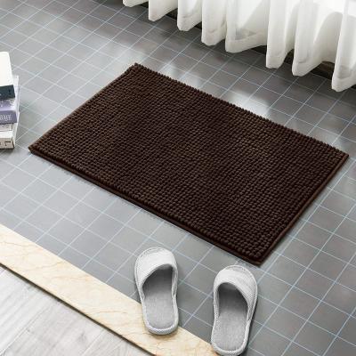 China Sustainable Blankets Custom Made Microfiber 1400 Gsm Chenille Soft Bat Short Chenille Bath Mat for sale