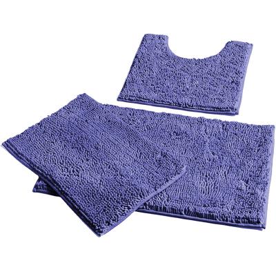 China Viable Wholesale Flannel Quick Dry Microfiber Polyester Memory Foam Washable Bath Mats For Bathroom Non Slip for sale