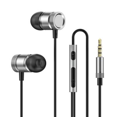 China High Quality Low Price In-Ear Wired Earphone 3.5mm Cable Earphone Gaming Headset Earphone With Microphone For Mobile Phone for sale