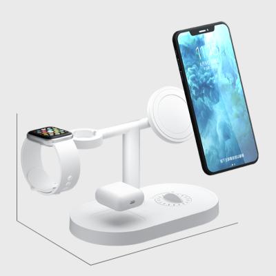 China IPhone +Apple-Watch +Air-Pods Top Portable Fast Charger 15W Stand 3 in 1 Smart Phone Folding Wireless Charger with Aromatherapy Diffuser for sale