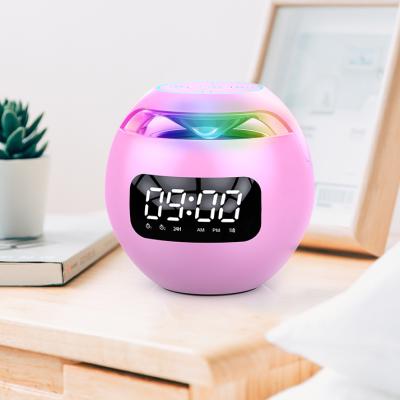 China Wholesale Visual Digital Pendulum Visual Colorful Smart Tweeter Sound Box Game Tooth Radio Portable Mini Speaker Blue Speaker for sale