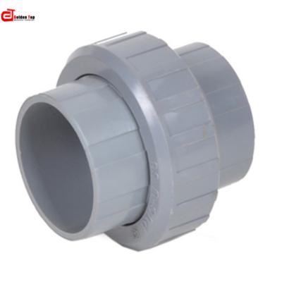 China Most Products Corrosion Resistant Durable Injection UPVC Round Union Gaskets Joint Connector For Water Supply for sale