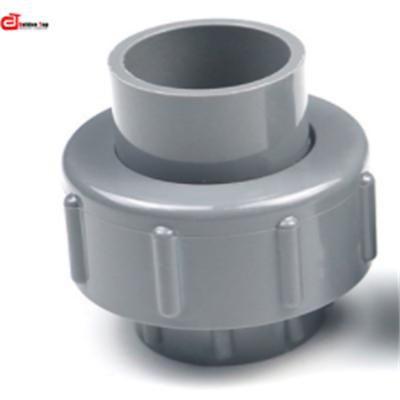 China UPVC Pipe Union Connector Corrosion Resistant Plastic Male Female Threaded Coupling Joint For Water Supply for sale