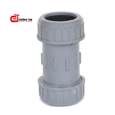 China High Quality Plastic Pipe Fittings PVC Expansion Coupling PVC Quick Connector For Pipe Equal for sale