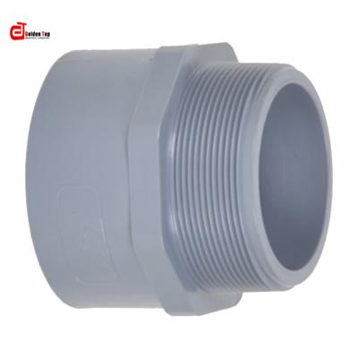 China PVC UPVC Male Screw Joints DIN PN16 Corrosion Resistant High Pressure Pipe Fittings With Large Diameter for sale