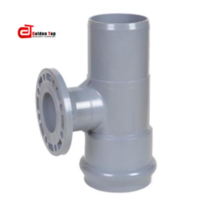 China UPVC Reducing Tee Three Way Pipe Fittings PVC Female Reducer Tee Reducer Pipe Fittings Three Way Equal for sale