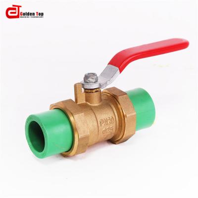 China Professional manufacture mixstyle customs angle ball valve brass stem ball valves equal along for sale