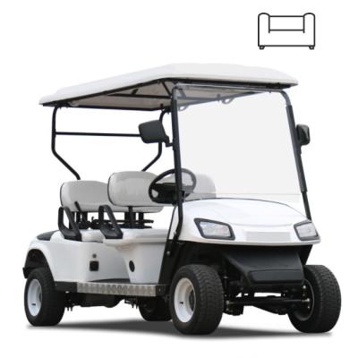 China Steel Frame Transport Vehicle Right Hand Drive Tourist Golf Cart for sale