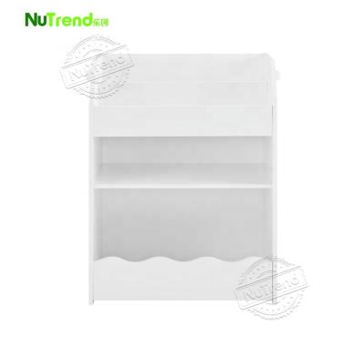 China Wholesale Eco-friendly MDF Home Layered Wooden Shelf for Kids Bookcase and Toy Shelf Storage Holders Racks for sale