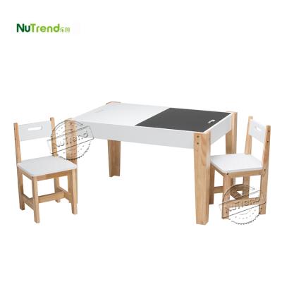 China Multifunctional Kids Desks And Chair Set Furniture Wooden Children Study Table for sale