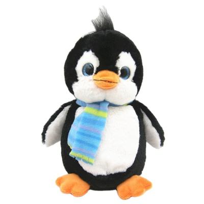 China Cheap Plush Penguin Toys Big Eyes Penguin Soft Stuffed Plush Toy With Scarf for sale