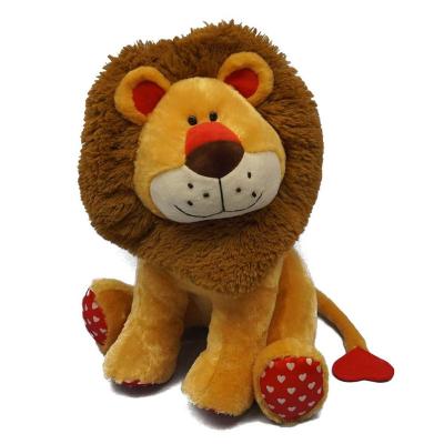 China Plush Toy Cartoon Lion Stuffed Plush Animal 23cm Lion Plush Toy Sitting for sale