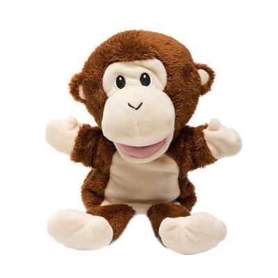 China Children's Game Plush Toy Plush Monkey Hand Puppet for sale