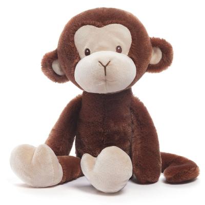 China Cute Plush Toy Brown Stuffed Monkey Soft Toy Custom Plush Toy for sale