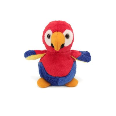 China Cute Red Plush Stuffed Plush Bird Parrot Plush Stuffed Toy for sale