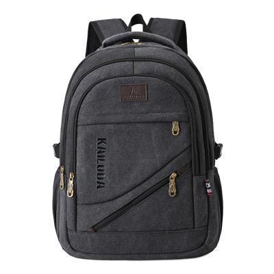 China Waterproof 2021 Customs Logo Canvas Travel Backpack Large Camping Other Backpack for sale