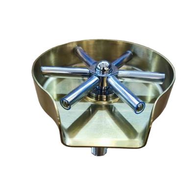 China 1 Sustainable Starbath Golden Metal Glass Rinser Automatic Faucet for Kitchen Sinks for sale