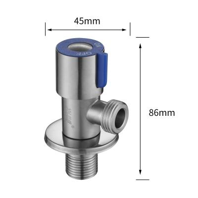 China Connection Function Modern SUS.304 Water Sink Bathroom Toilet Kitchen Wash Basin Sink Faucet Angle Valve for sale