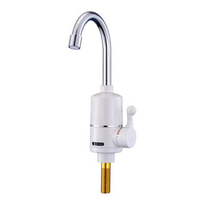 China Brushed LIZHEN 2024 Heating Faucet Led Digital Temperature Display Kitchen Sink Mixer Hot Cold Water Instant Electric Water Heater Tap for sale