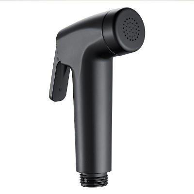 China Injection Molding ABS Toilet Bidet Sprayer Gun Handheld Black Bidet Shower 2021 Product for sale