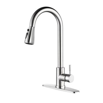 China Instant Boiling Water Tap Pull Out Kitchen Sink Faucet with Single Hole Installation for sale