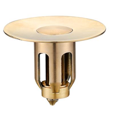 China 2.44inch American Size Upgraded Brass Sink Drain Stopper Pop Up Bathtub Drain Strainer for sale