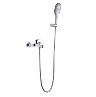 China Modern Design Style Shower Faucet Bathroom Shower Set with Exposed B S Faucet Feature for sale