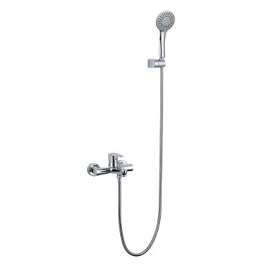 China Zinc Body Bathroom Single Handle Shower Mixer Bathtub Shower Faucet Without Slide Bar for sale