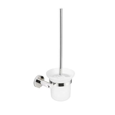 China Cleaning Function Toilet Brush Holder Set with Glass Cups Wall Mounted by Lizhen Hwa.Eng for sale