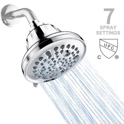 China 7 Functions Ceramic Valve Core Bathroom Wall Mounted Showerhead for Bathroom Room for sale