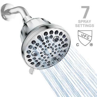 China Thermostatic Faucets 7 Function High Pressure Bathroom Shower Head Overhead Shower for sale