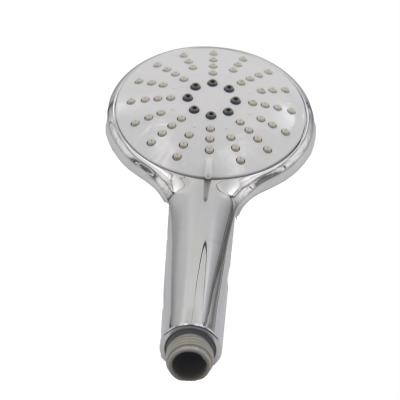 China Bathroom Faucet Shower Set In-Wall Round White Handheld Shower Heads Made of ABS Plastic for sale