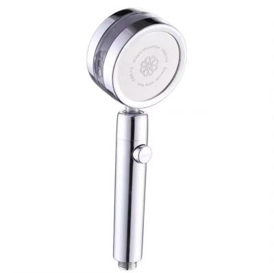 China Chrome Circular Lizhen 2024 High Pressure 2-way Handheld Shower Head for Dry Skin Hair for sale