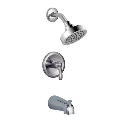 China Lizhen-Hwa.Con Rainfall Shower Head Stainless Steel Bathroom Wall Mounted Shower Faucet for sale