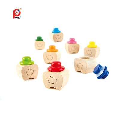 China Europe Pintoy Umbilical Cord Storage Tooth Box Organizer Wooden Small Tooth Baby Milk Tooth Box for sale