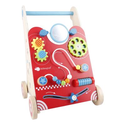 China Display Box Packaging Baby Wooden Active Learning Walker New Kids Educational Toys for sale