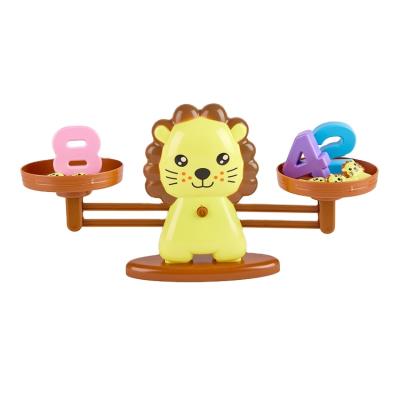 China 2021 Color Box Rod Toy Learning Educational Counting Numbers and Basic Math Balance Lion Animal Kids Math Games Toys For for sale