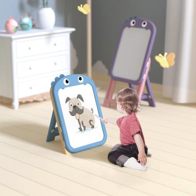 China Plastic Safety Adjustable Easel Learning Plastic Educational Toys Room For Training Magic Kids Children Magic Board Drawing Board for sale