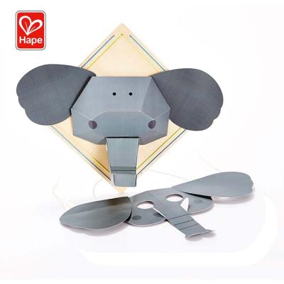 China Educational Paper Toys Diy Disguise Elephant Mask Playful Toy for sale