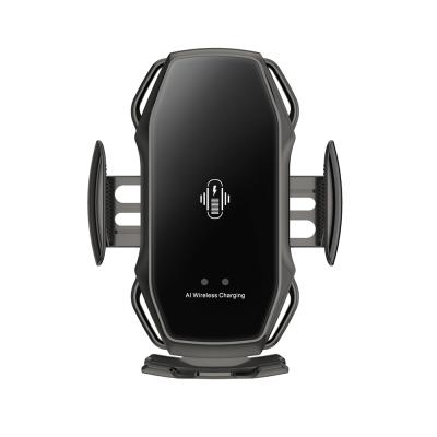 China Universal Car Wireless Charger Bracket A5 Mobile Phone Car Radio Charger Auto Fast Fixing Charging Mount for sale