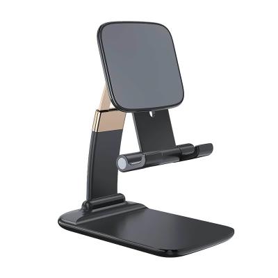 China New Adjustable Desktop Universal Mobile Phone Stand Holder Foldable Desktop Cell Phone for sale