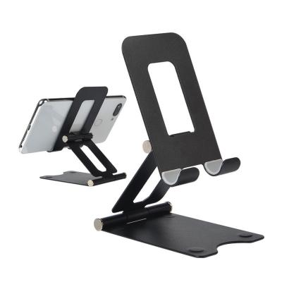 China Universal Adjustable Foldable Rotatable Rotatable Phone Holder Aluminum Alloy Metal Tablet Holder Mount Support Display Phone Holder for sale