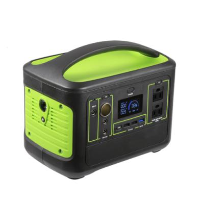 China Outdoor Fast Charging Support 110V Power Supply Charging Power Station Portable Solar Generator 500W Solar Power Banks For Camping Emergency for sale