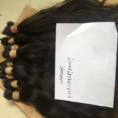 China Cheap Virgin Hair Bulk Wave Natural Good Quality Afro Brazilian And Peruvian Human Hair Bulk 100 Volume for sale