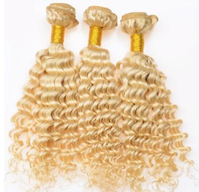 China YL KBL 613 Silky Straight Blonde Curly Indian Hair YWBH-011 Natural Color for sale